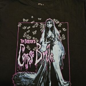Disney Black and Pink Corpse Bride Tee
